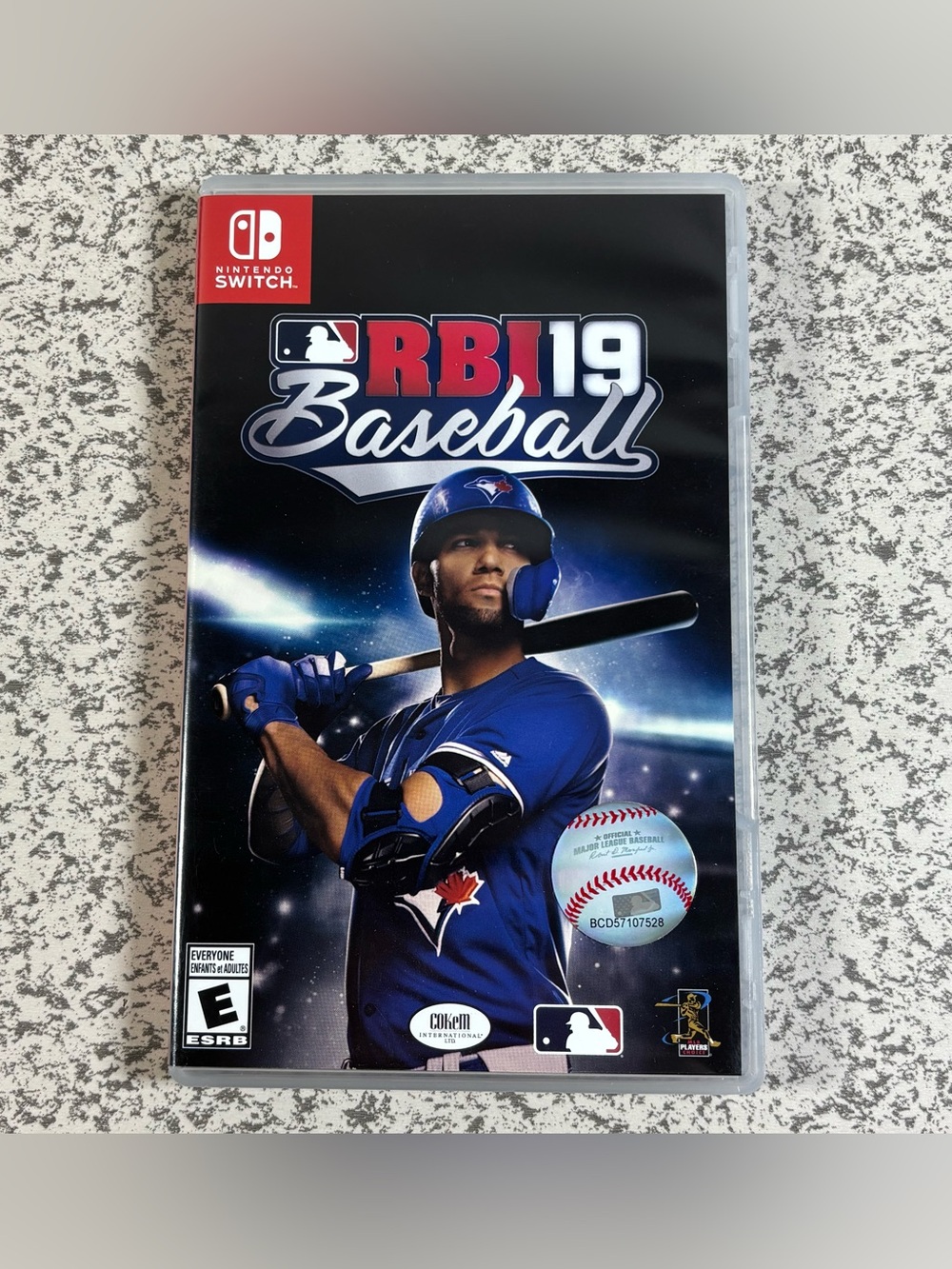 RBI Baseball 19 Lourdes Gurriel Variant Cover Nintendo Switch Toronto Blue Jays